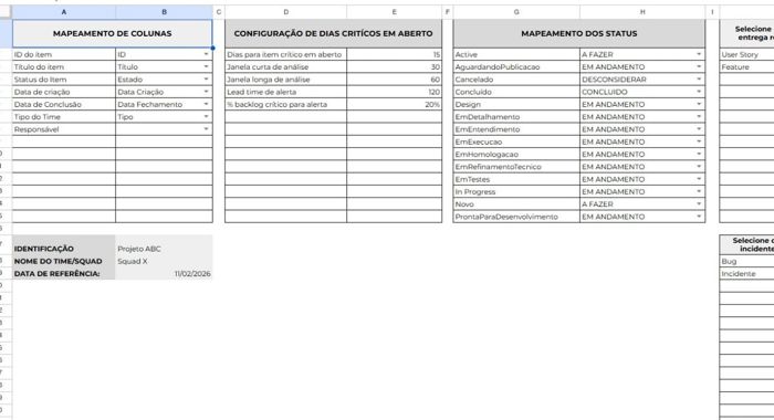 Passo 02 mapear campos do dashboard